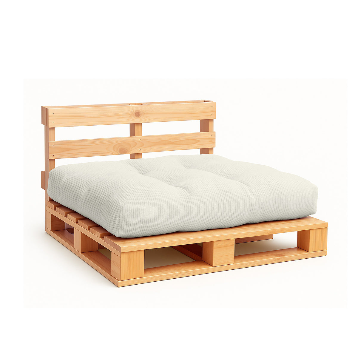 Cuscino per pallet in velluto a coste – Cuscino da seduta