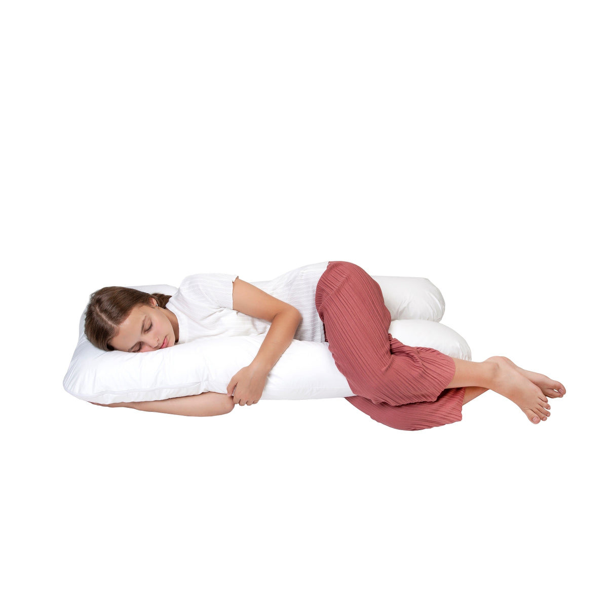 Cuscino a forma di U per dormire di lato – Cuscino multifunzione
