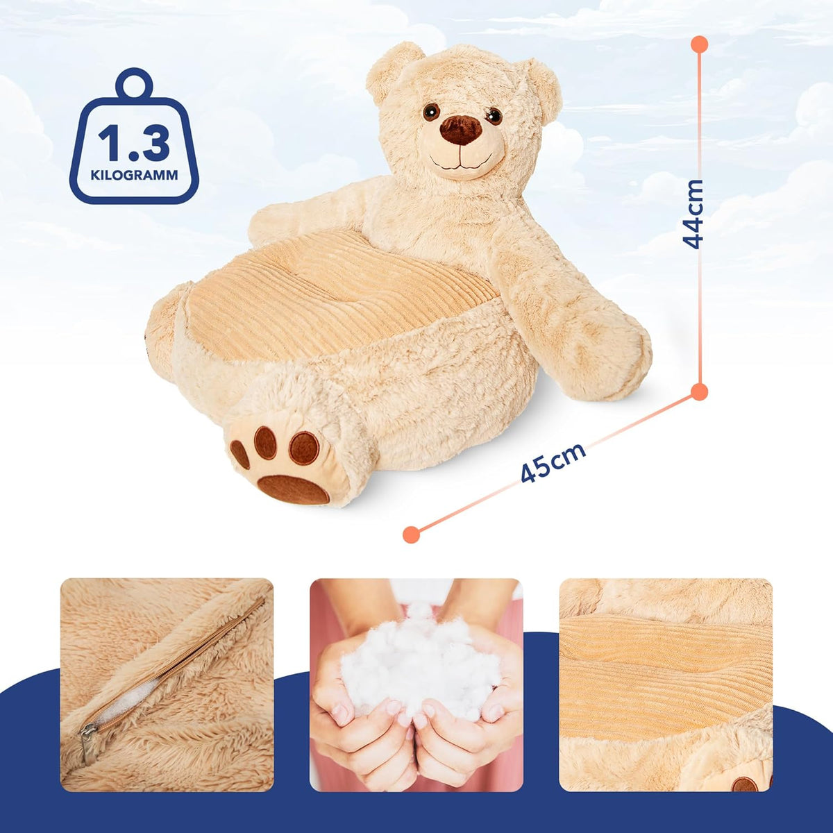 Sedia di peluche