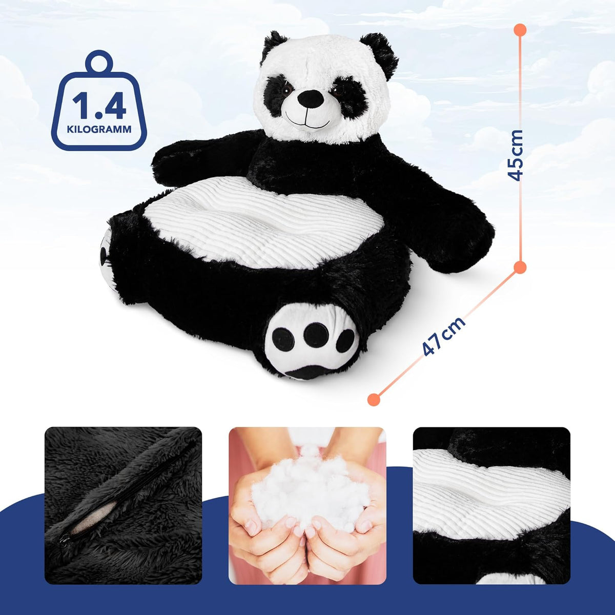 Sedia di peluche