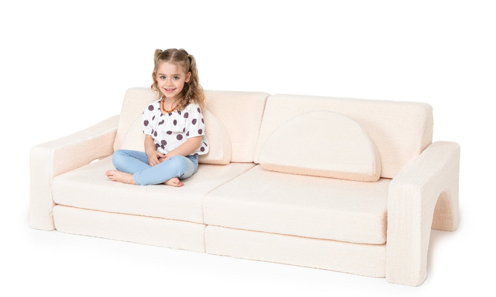 Divano da gioco per bambini – Set di 10 pezzi per area notte e gioco - KomfortKissen.de