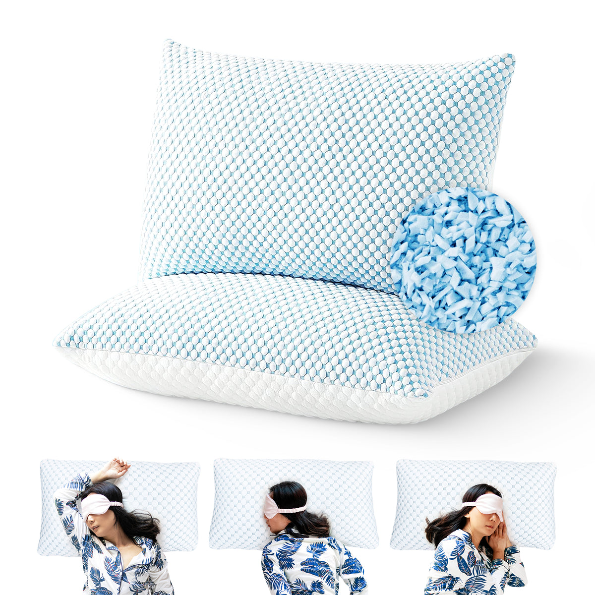 Wolkenkissen - Cuscino memory foam regolabile in altezza