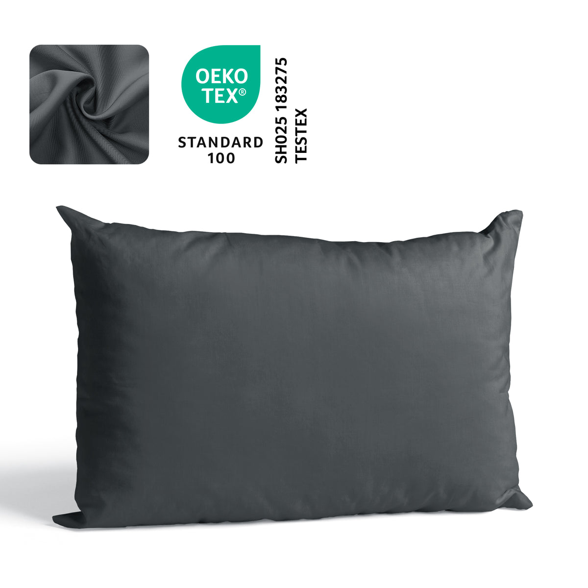 Federa in cotone – 70x50 & 80x80 cm – certificata OEKO-TEX