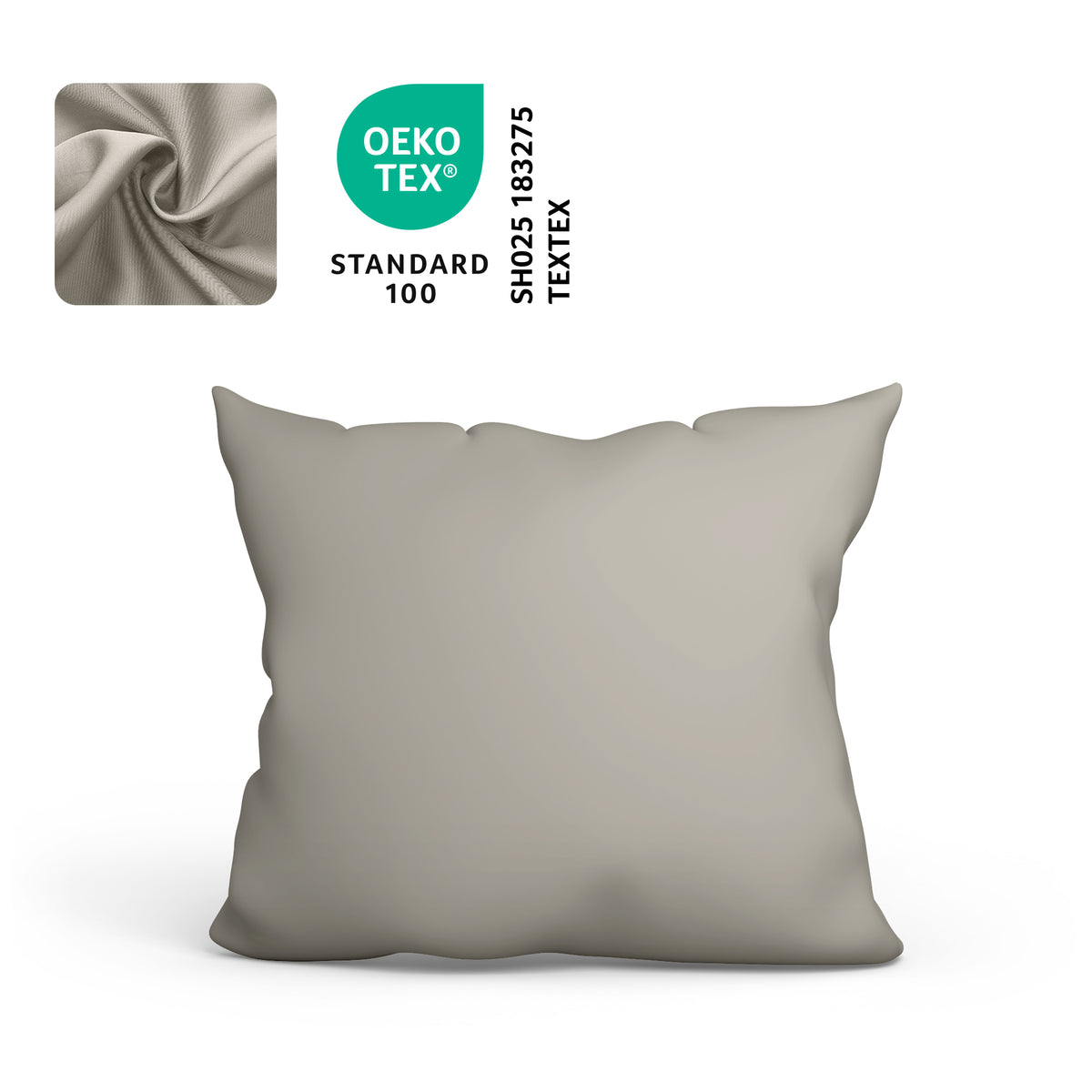 Federa in cotone – 70x50 & 80x80 cm – certificata OEKO-TEX