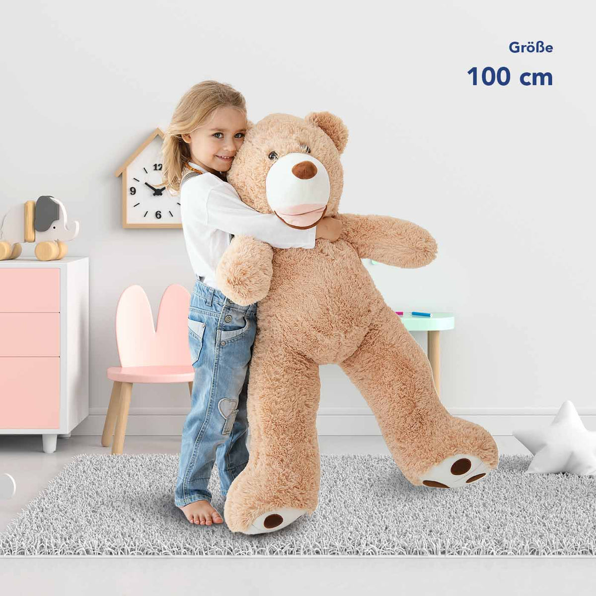 Gigantesco orso di peluche - Enorme peluche morbido - KomfortKissen.de