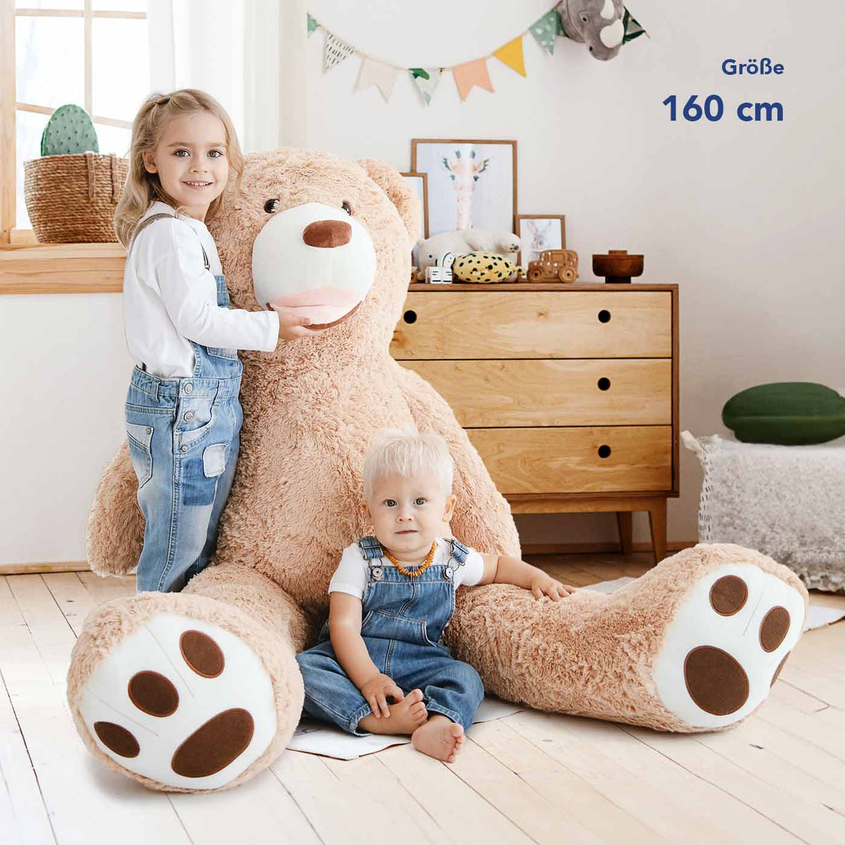 Gigantesco orso di peluche - Enorme peluche morbido - KomfortKissen.de