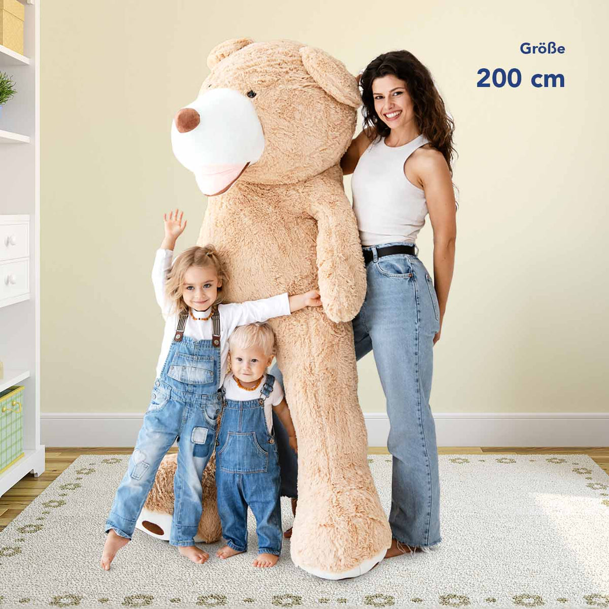 Gigantesco orso di peluche - Enorme peluche morbido - KomfortKissen.de
