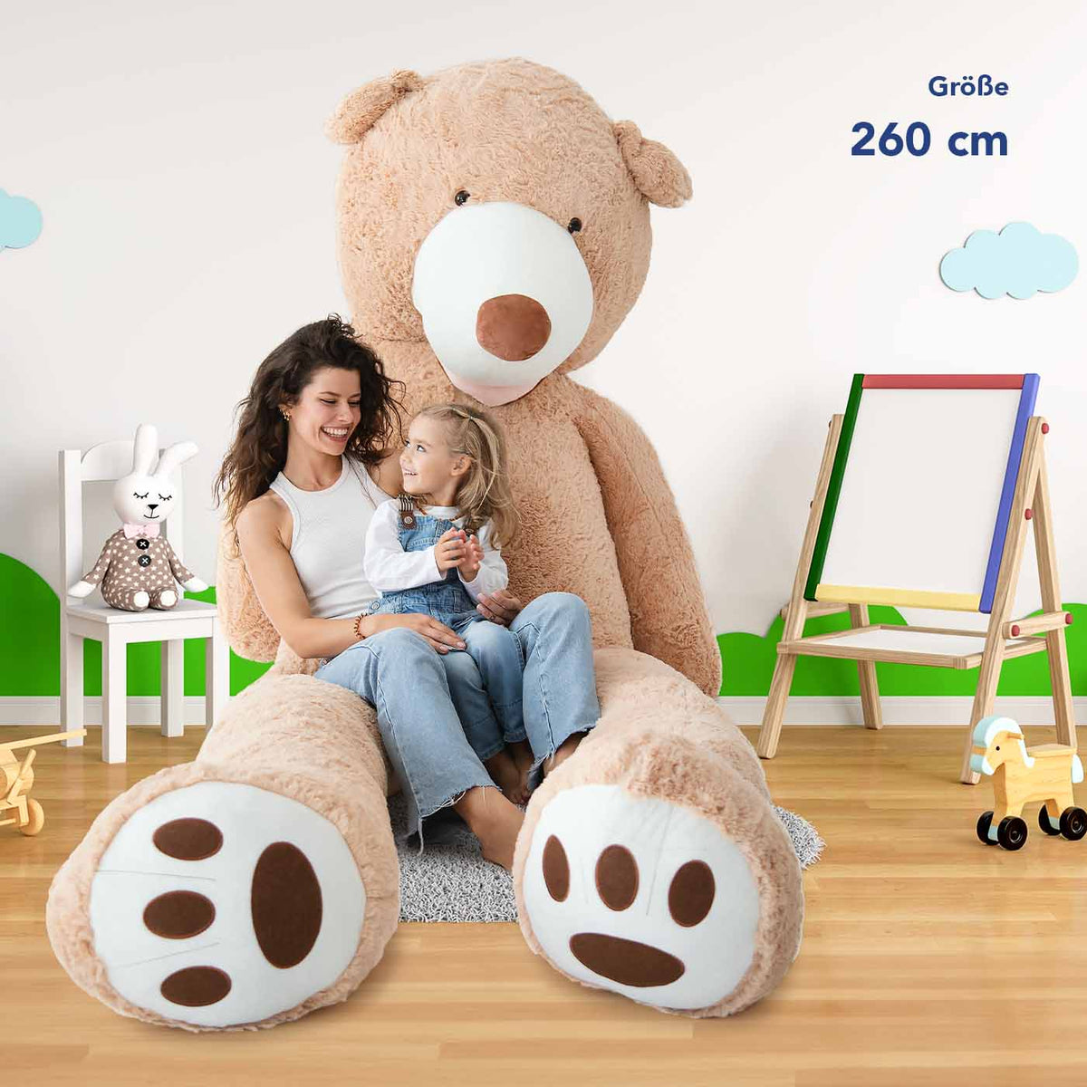 Gigantesco orso di peluche - Enorme peluche morbido - KomfortKissen.de