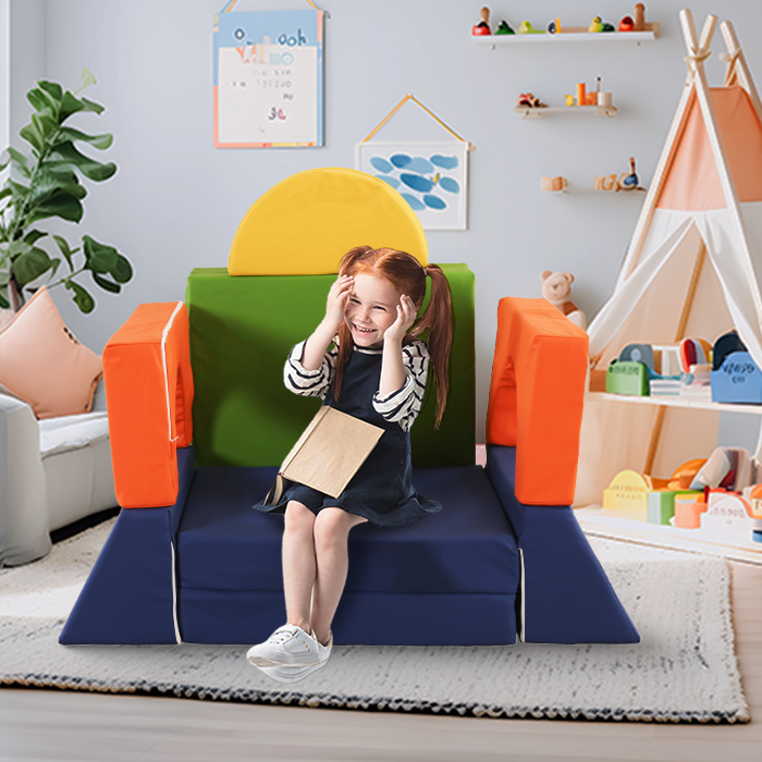 Divano da gioco per bambini – Set di 10 pezzi per area notte e gioco - KomfortKissen.de