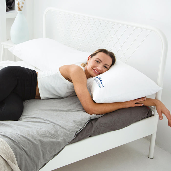 Cuscino ergonomico per dormire sul fianco