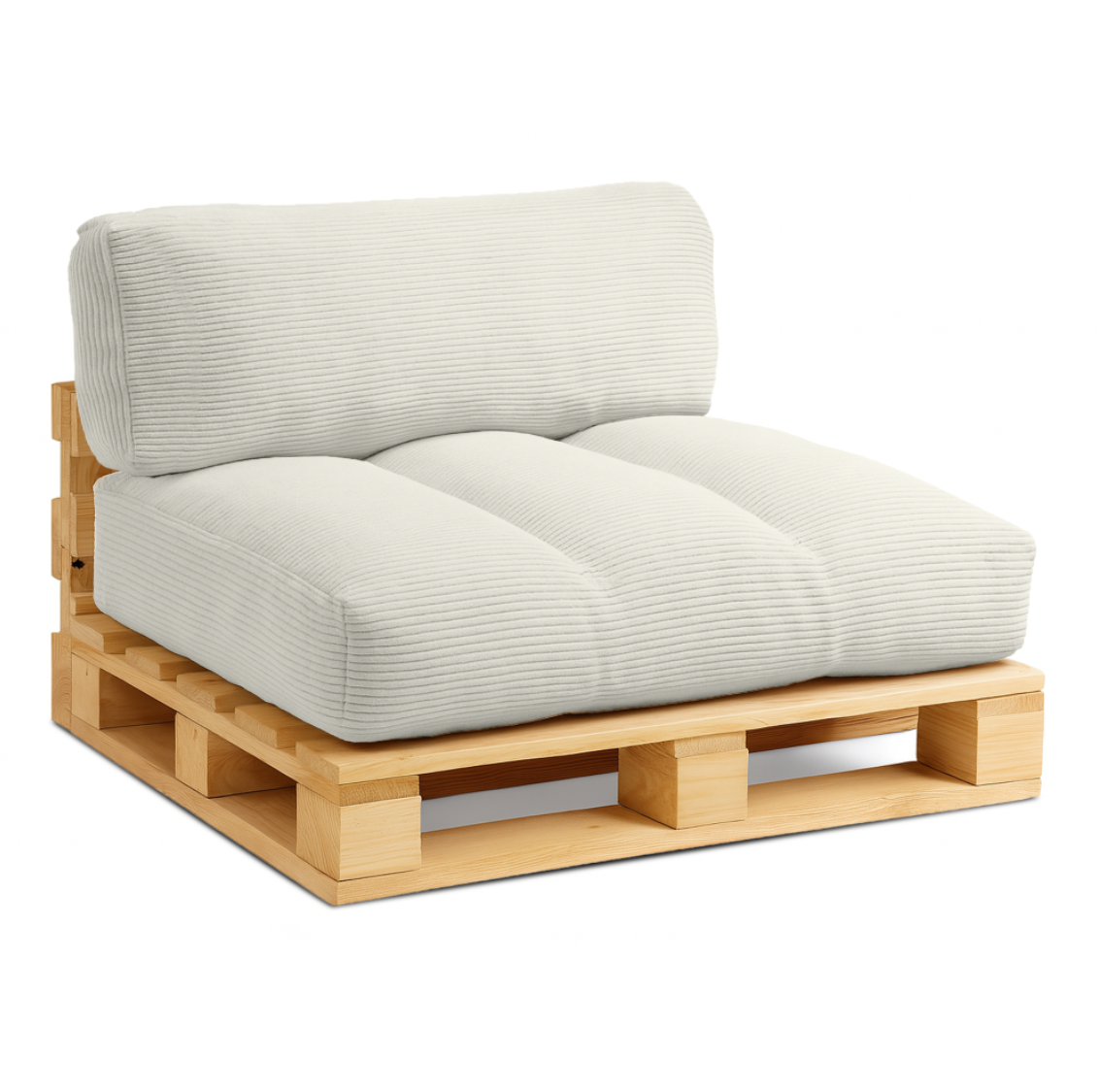 Cuscino per pallet in velluto a coste – Cuscino da seduta