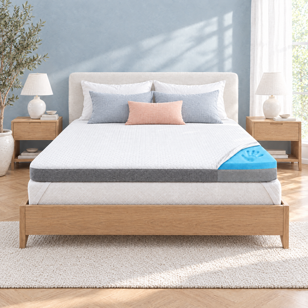 2-in-1 Comfort Topper - Duo topper per materasso con schiuma memory gel