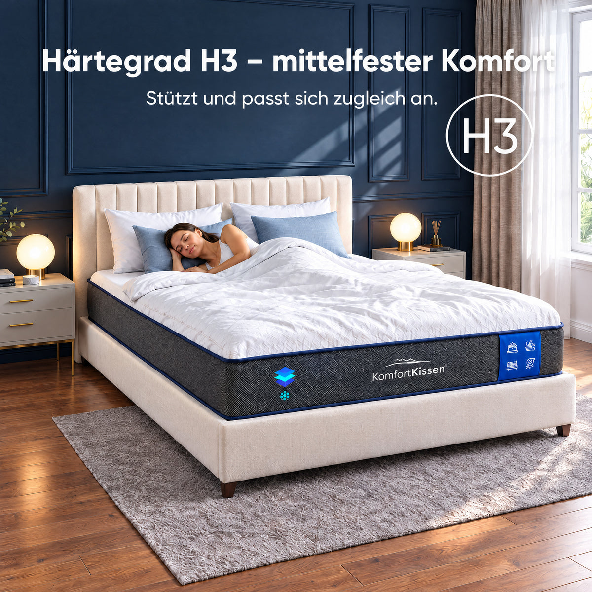 Materasso premium a 7 zone di comfort