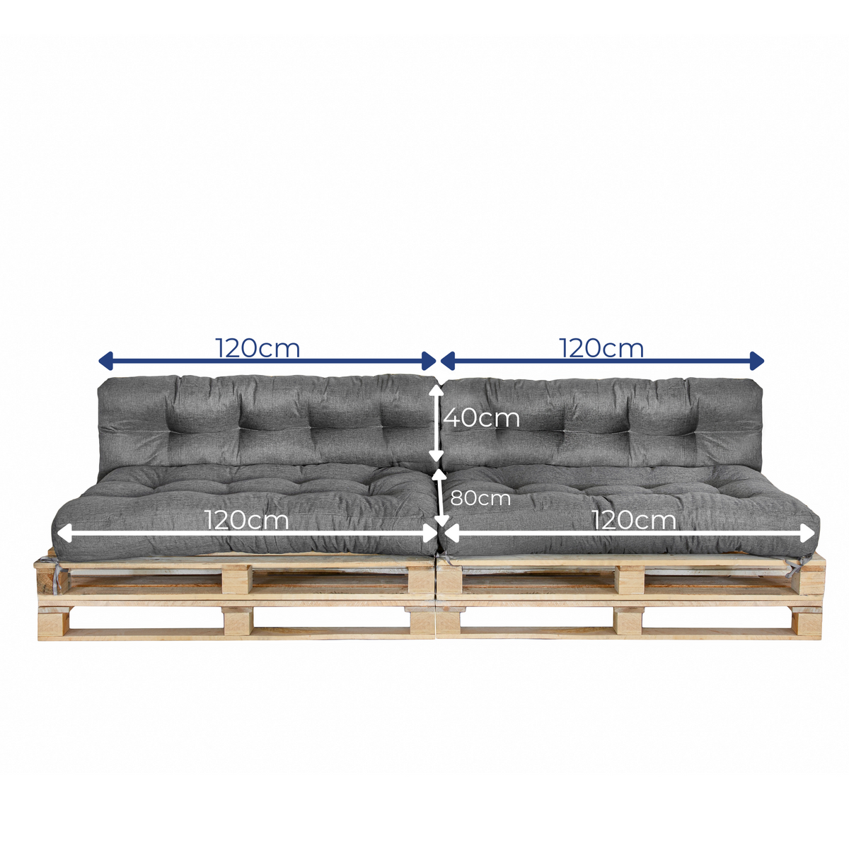 Cuscini per pallet - KomfortKissen.de