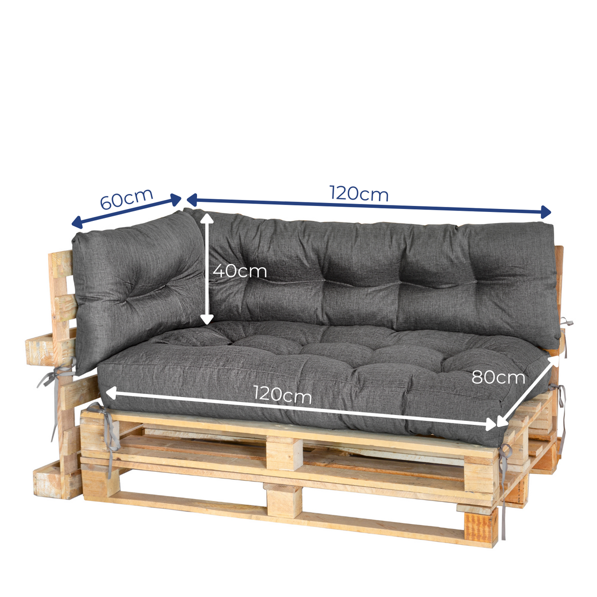Cuscini per pallet - KomfortKissen.de